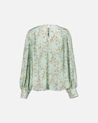 FLOYD Bluse Ebba Linum - Ocean Mist