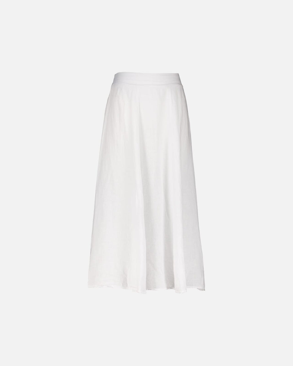 FLOYD Linskjørt Romina Midi - White