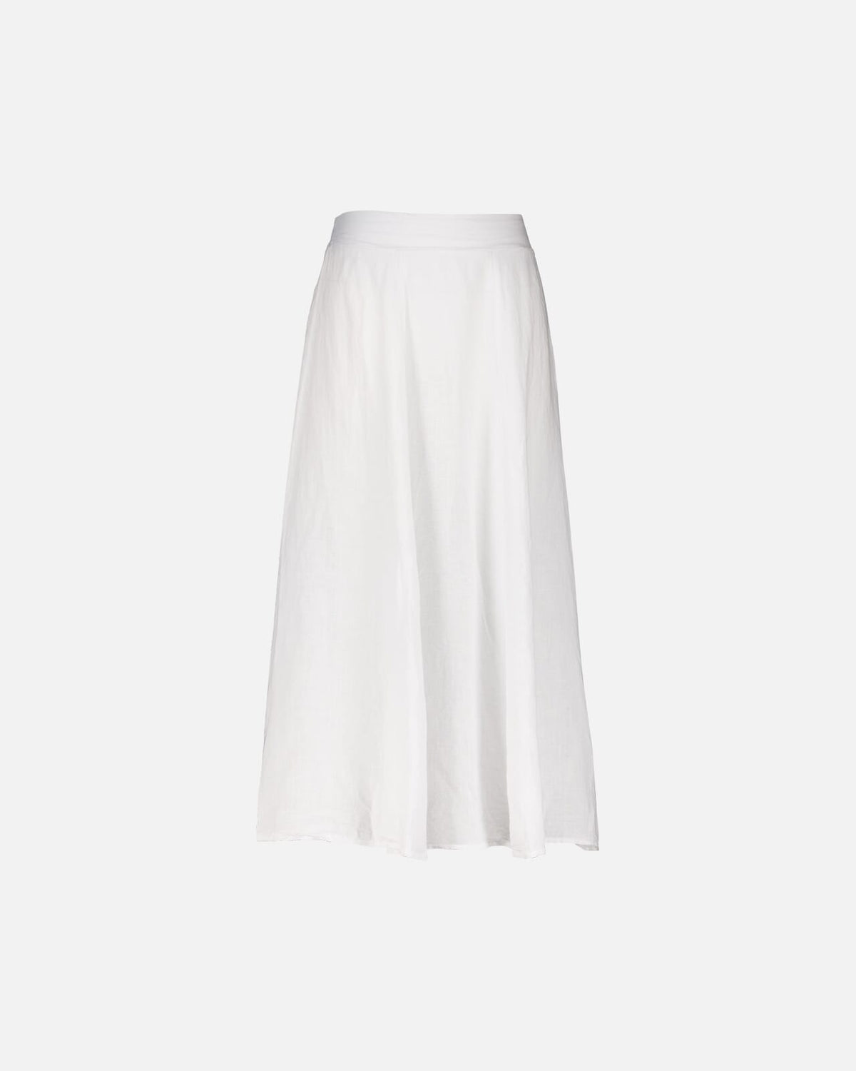 FLOYD Linskjørt Romina Midi - White