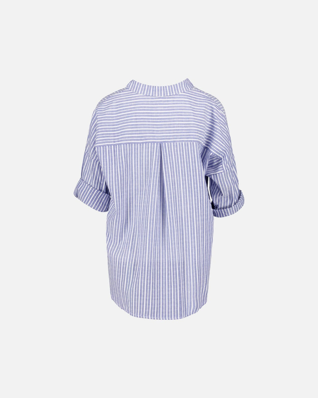 FLOYD Bluse Talli Cotton - Offwhite/ Blue
