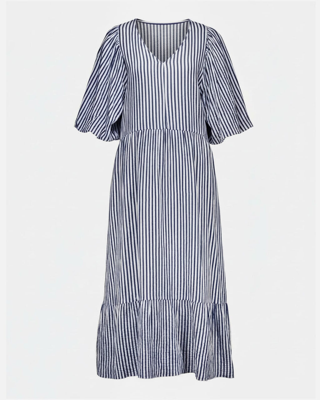 floyd-midikjole-margo-stripe-navy