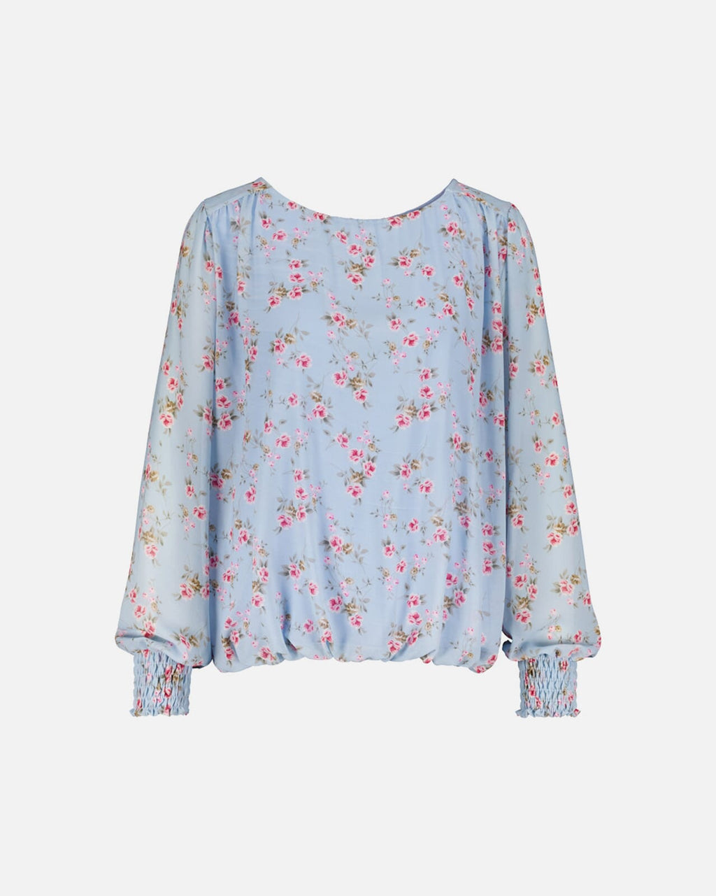 FLOYD Bluse Marita Bloom - Light Blue