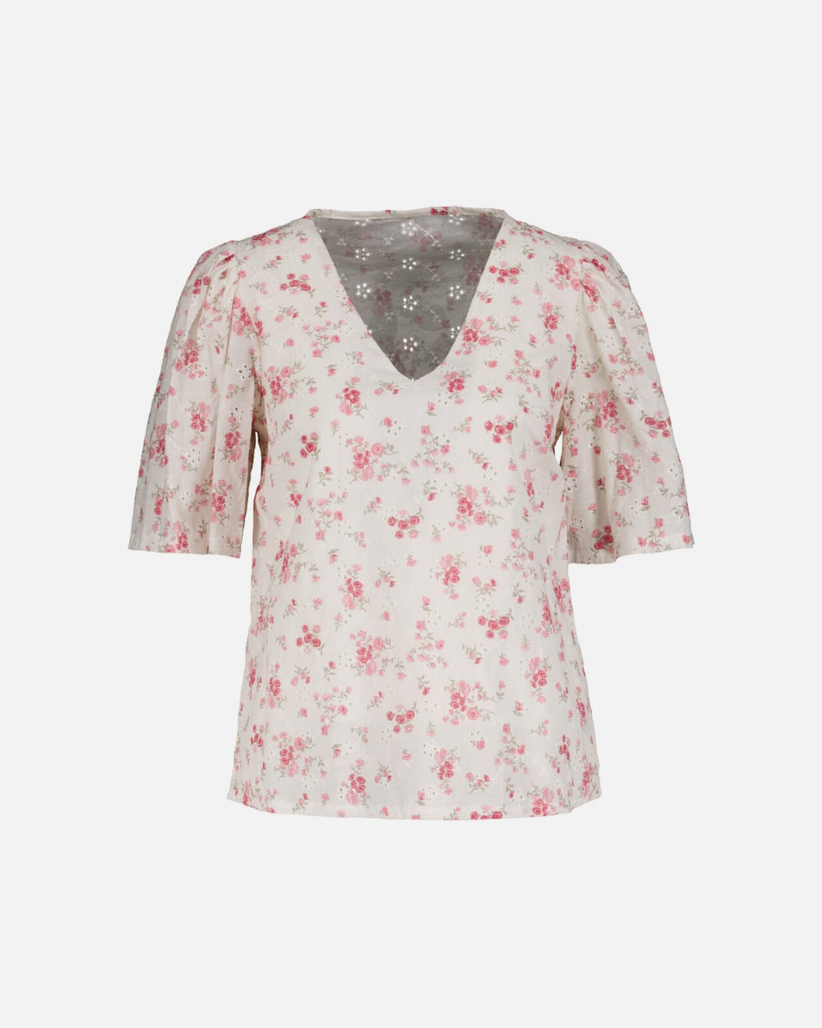 FLOYD Topp Karly Cory - Offwhite/ Light Pink