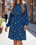 FLOYD Kjole Celina Cory - Navy