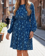 FLOYD Kjole Celina Cory - Navy