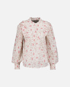 FLOYD Bluse Lany Cory - Offwhite/ Light Pink