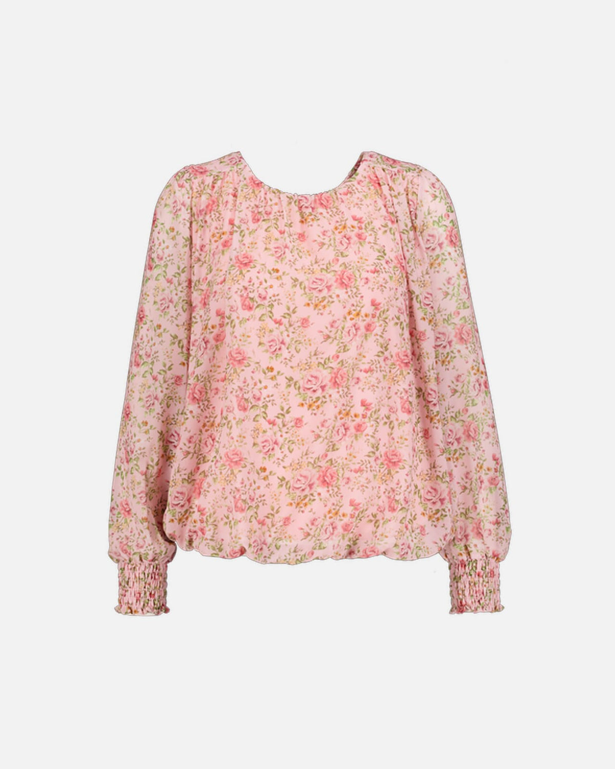 FLOYD Bluse Marita Roses - Dusty Pink