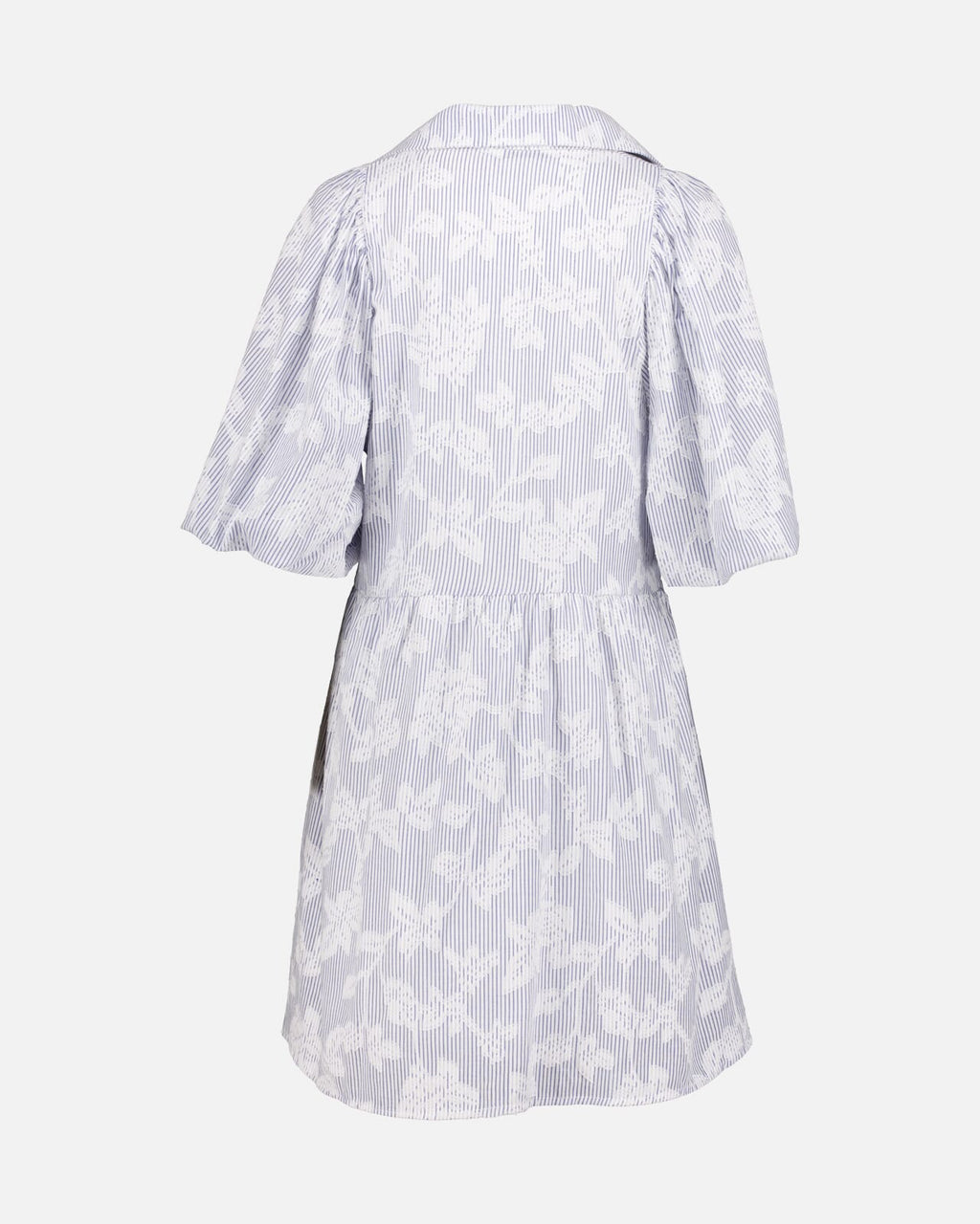 FLOYD Kjole Larina Adeo - Offwhite/ Blue
