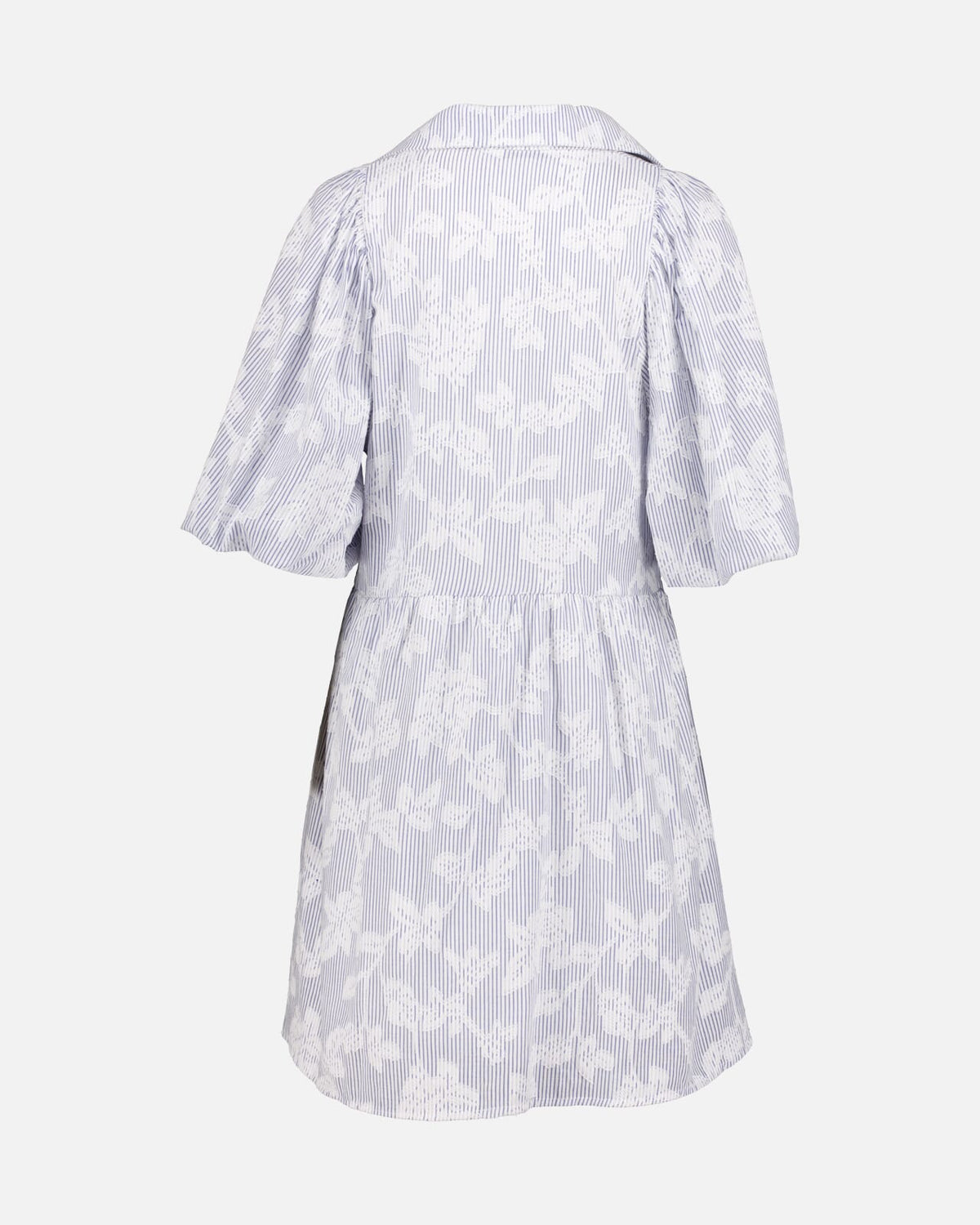 FLOYD Kjole Larina Adeo - Offwhite/ Blue