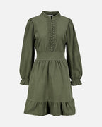FLOYD Kjole Janne Babycord - Army Green