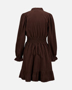 FLOYD Kjole Janne Babycord - Dark Brown