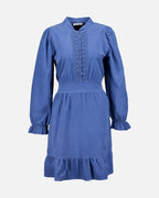 FLOYD Kjole Janne Babycord - Jeansblue