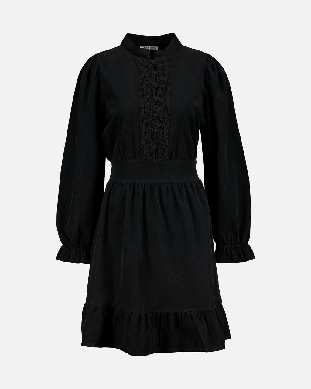 FLOYD Kjole Janne Babycord - Black