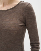 InWear Topp Fang Ull LS - Brown Melange