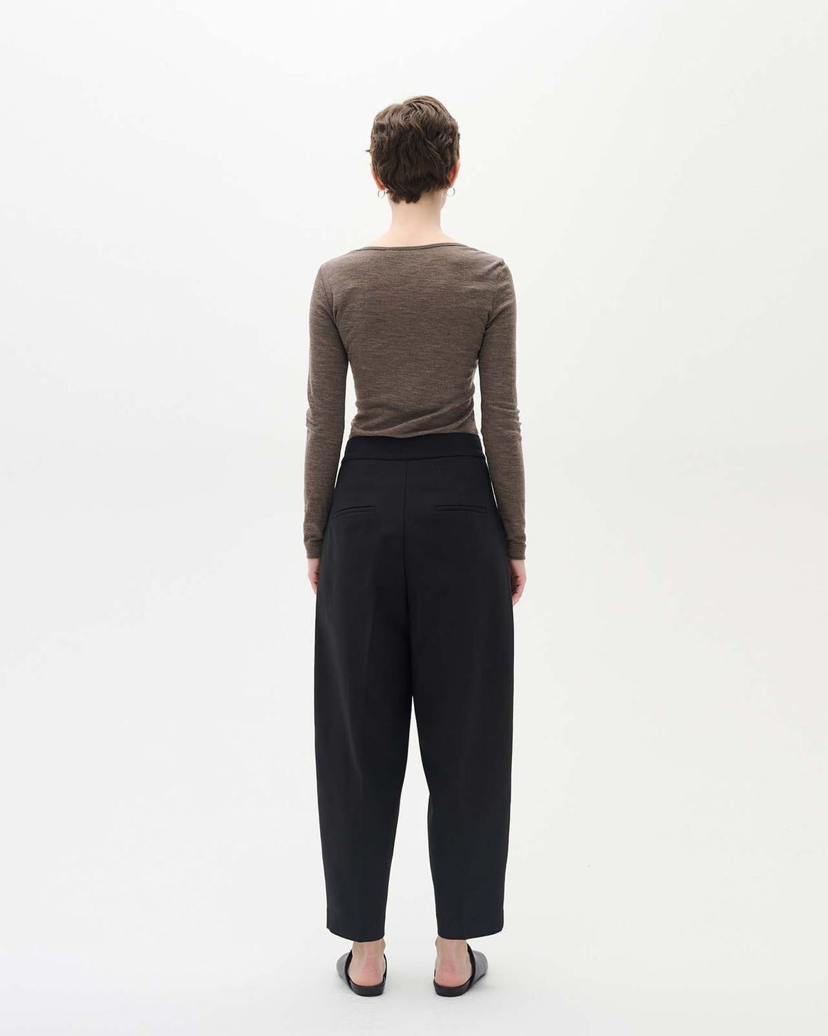 InWear Topp Fang Ull LS - Brown Melange