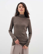 InWear Pologenser Fang Ull - Brown Melange