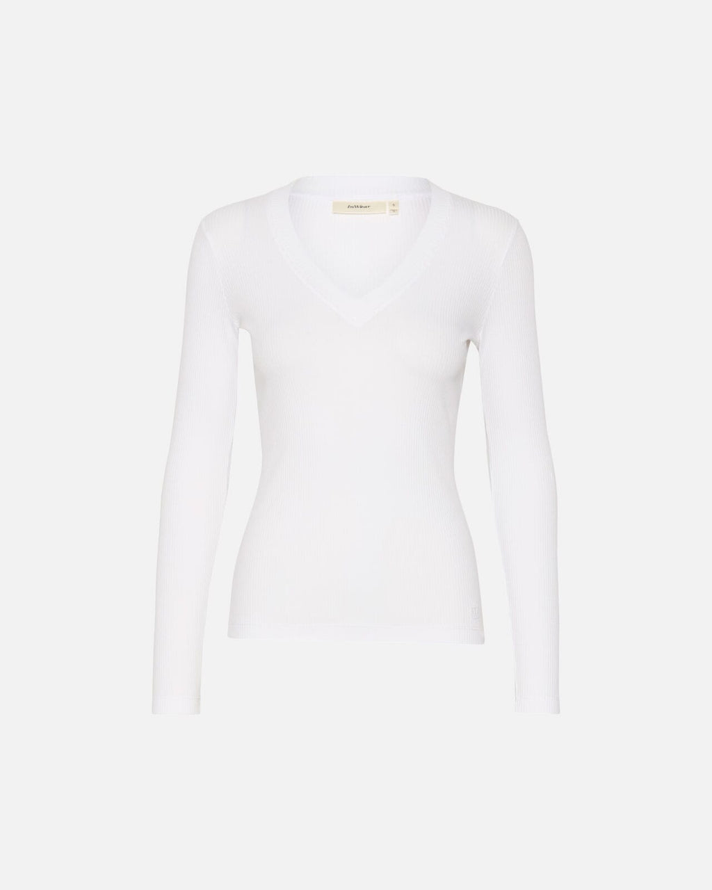 InWear Topp Dagna V-neck LS - Pure White