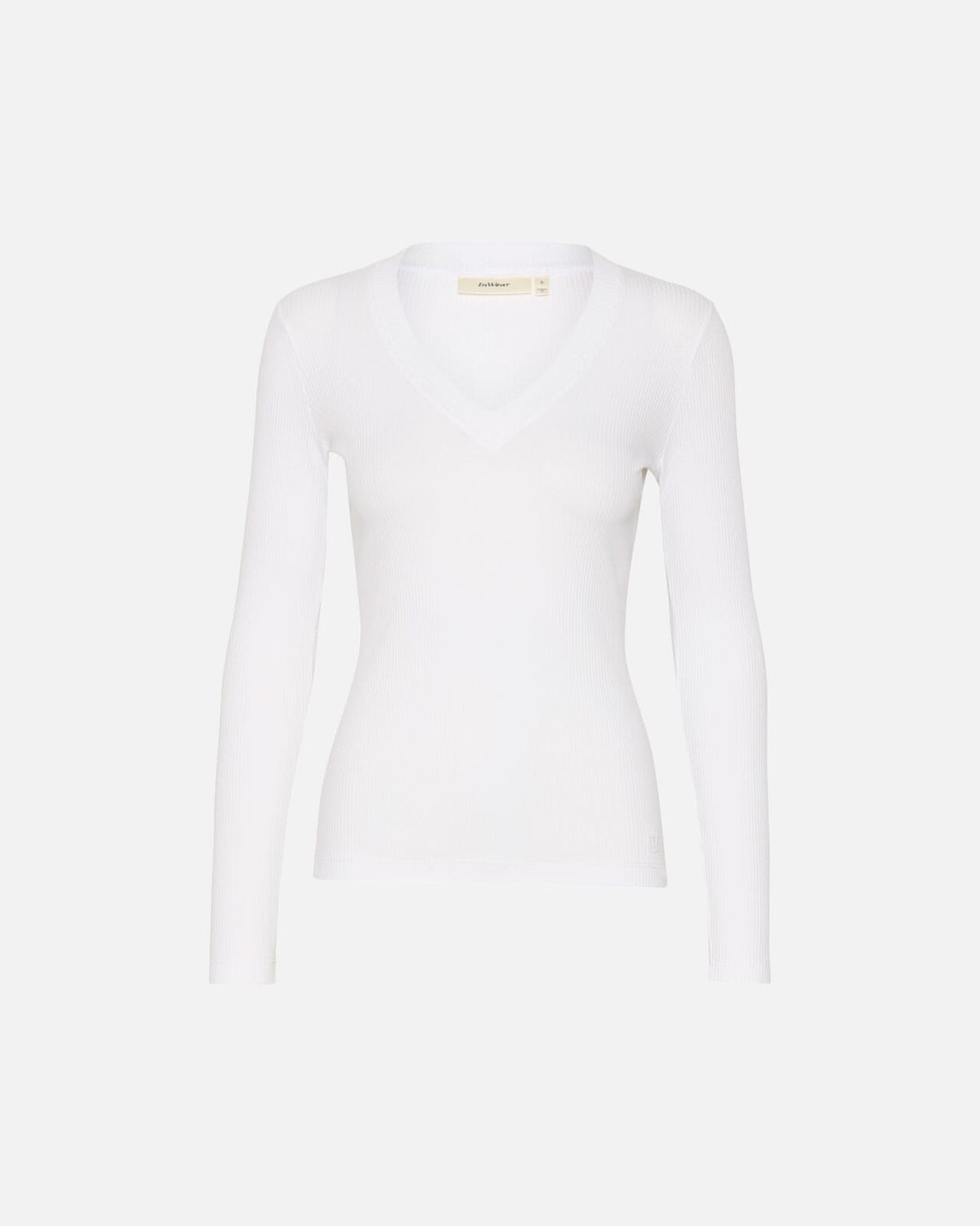 InWear Topp Dagna V-neck LS - Pure White