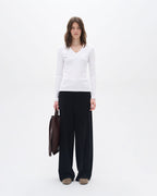 InWear Topp Dagna V-neck LS - Pure White