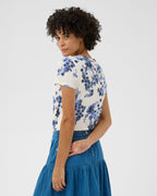 Part Two T-skjorte Gesinas TS - Blue Shadow Flower