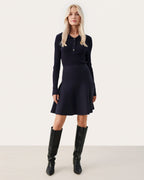 Part Two Skjørt Vikes PW SK - Dark Navy