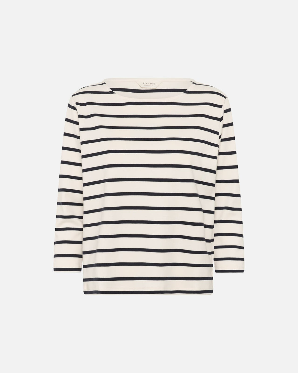 PART TWO Topp Nela TS - Dark Navy Stripe