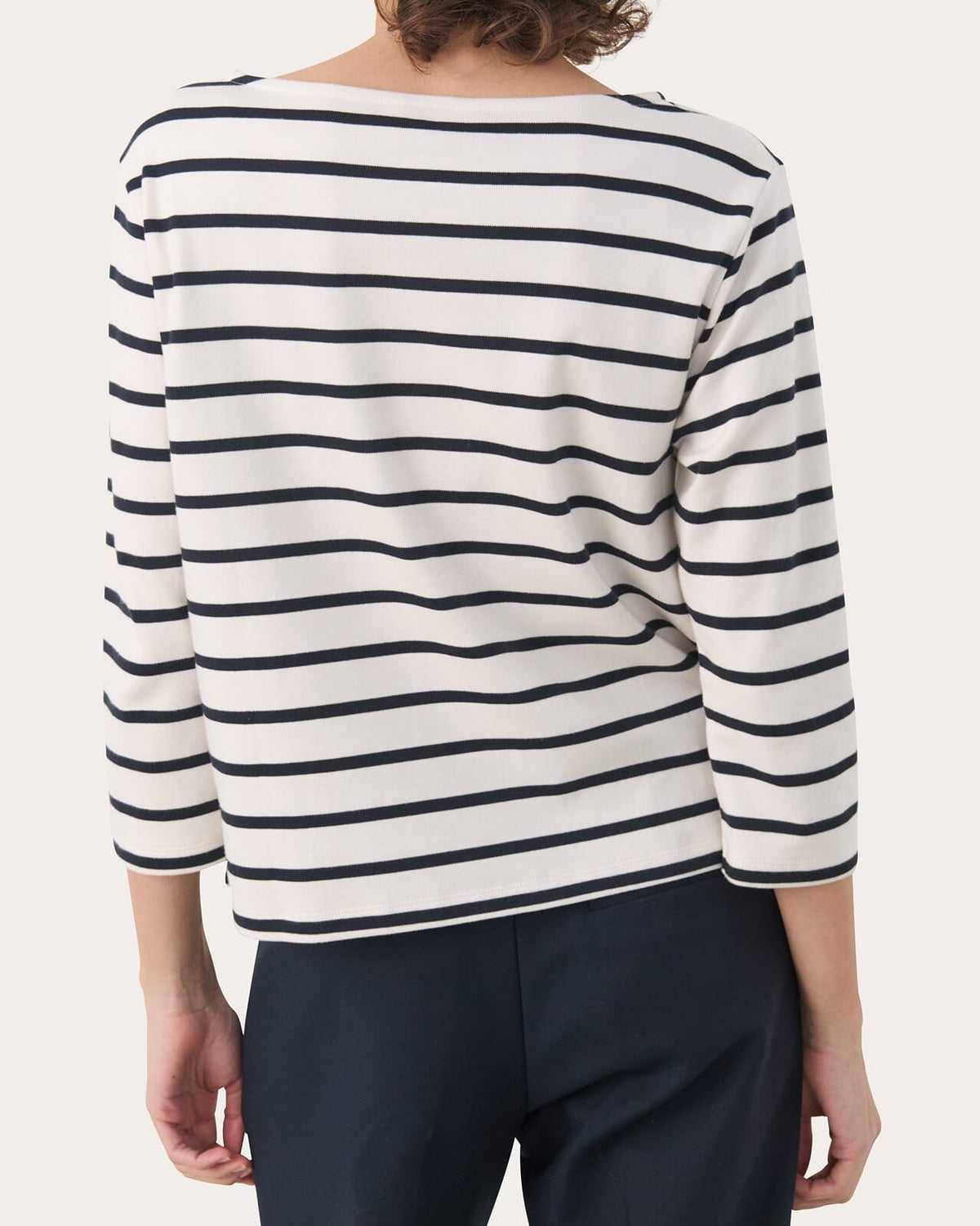 PART TWO Topp Nela TS - Dark Navy Stripe