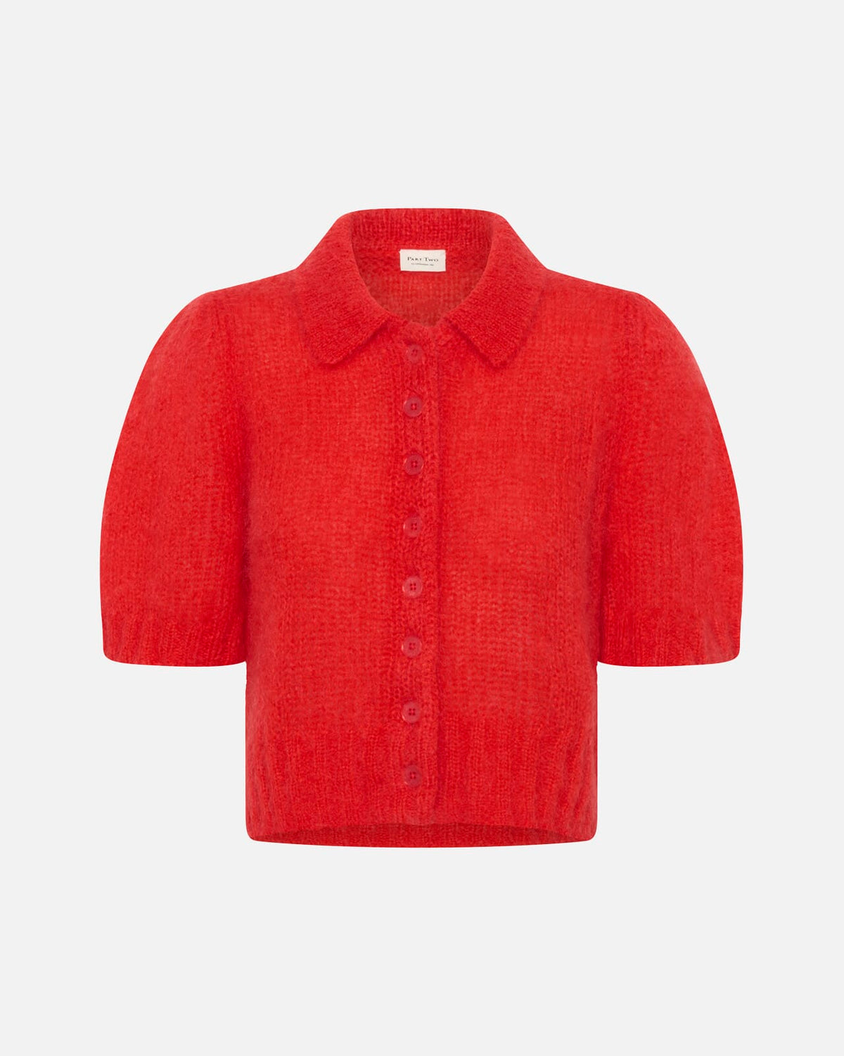 PART TWO Strikket Cardigan Vernoni PW - Poppy Red