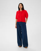 PART TWO Strikket Cardigan Vernoni PW - Poppy Red