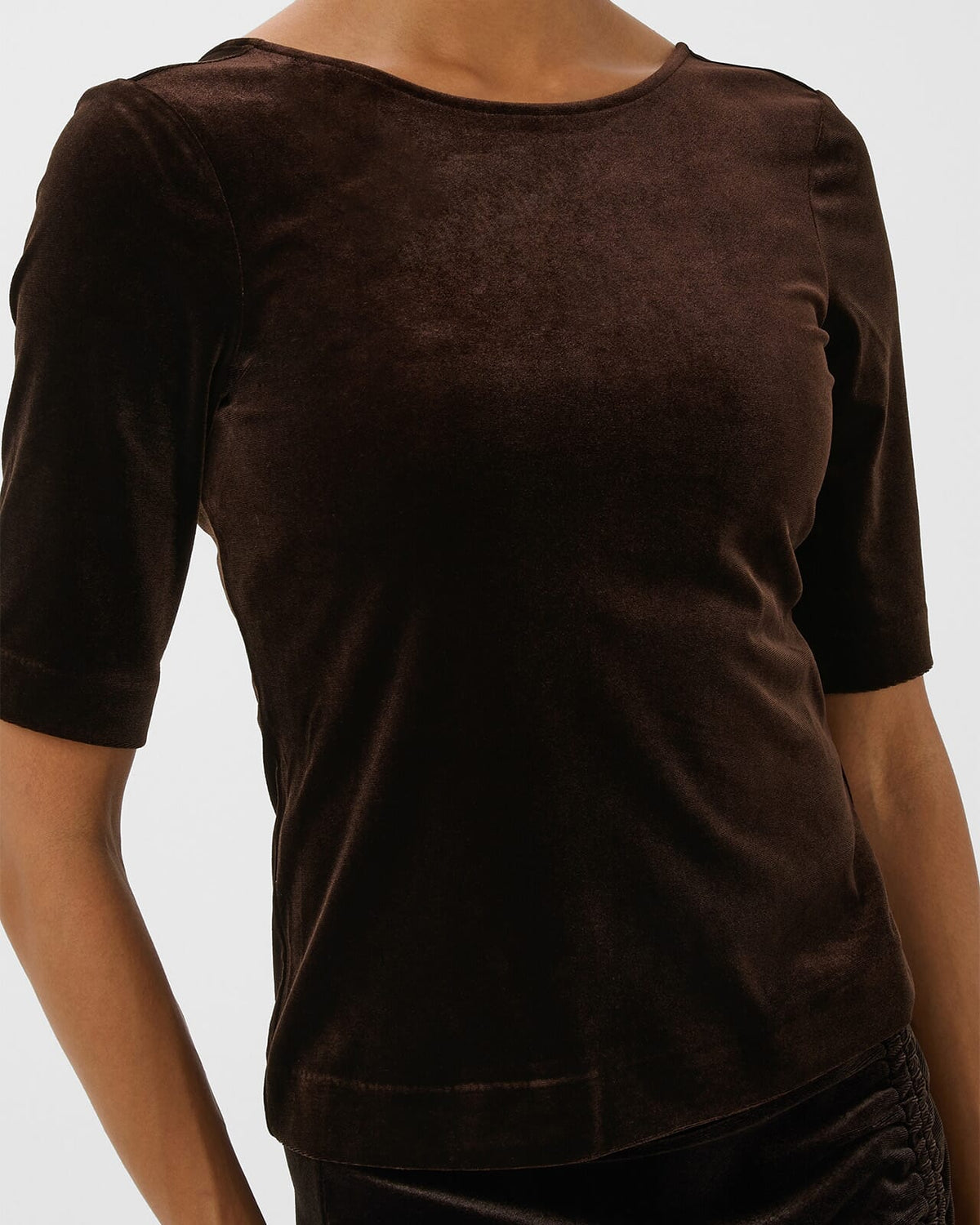 PART TWO Topp Diddi Velour Tshirt - Molè