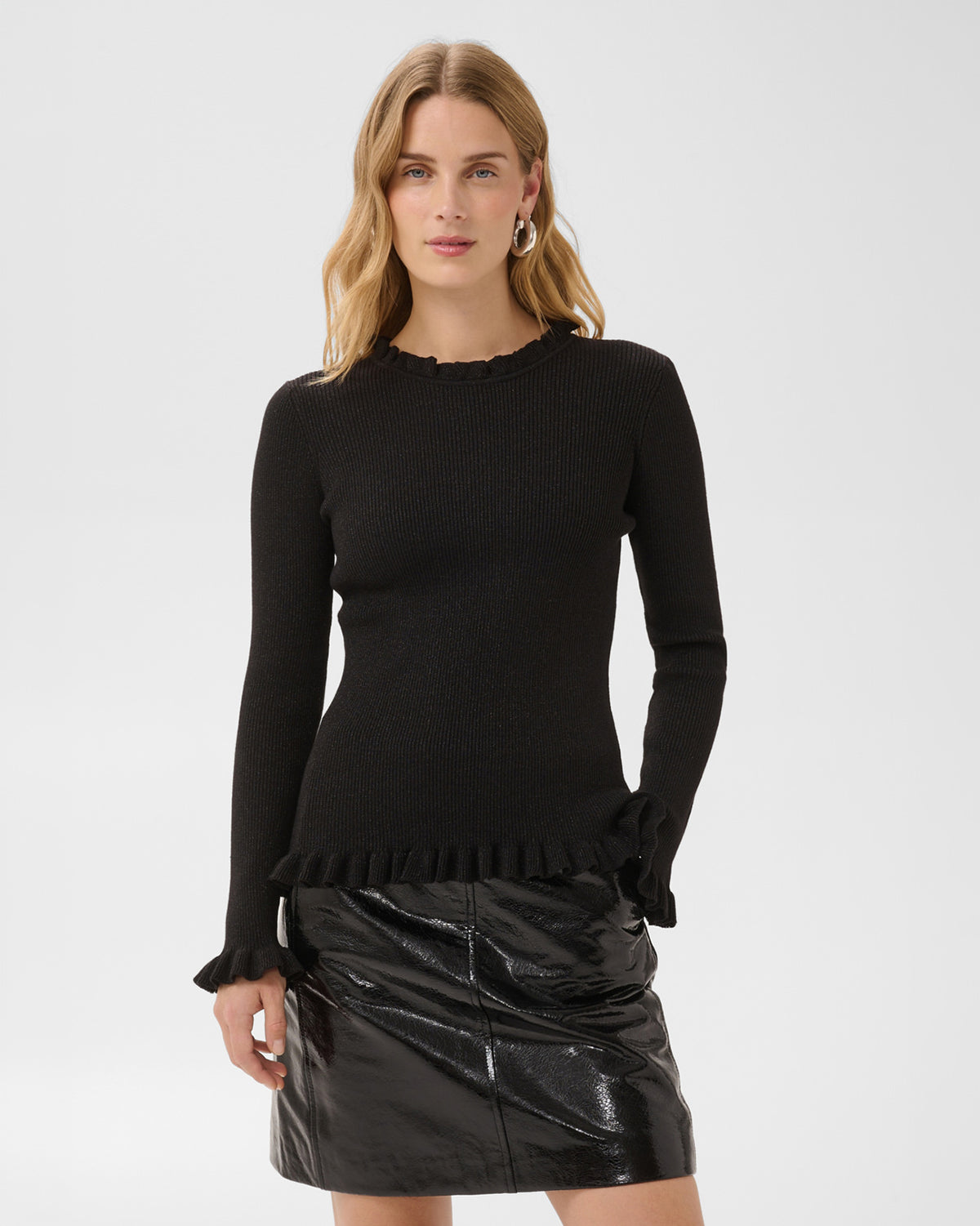 PART TWO Topp Dounia Pullover - Black with Lurex