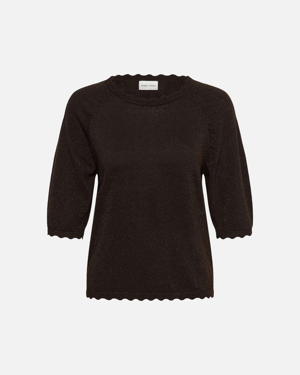 PART TWO Topp Dot Pullover - Mole with lurex