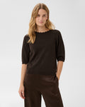 PART TWO Topp Dot Pullover - Mole with lurex