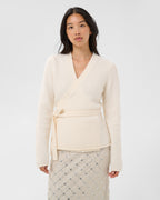 PART TWO Strikket Cardigan Dumitra - Eggnog