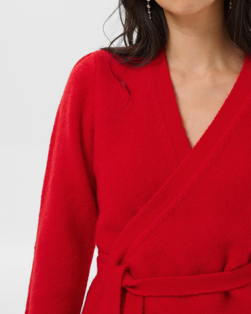 PART TWO Strikket Cardigan Dumitra - Goji Berry
