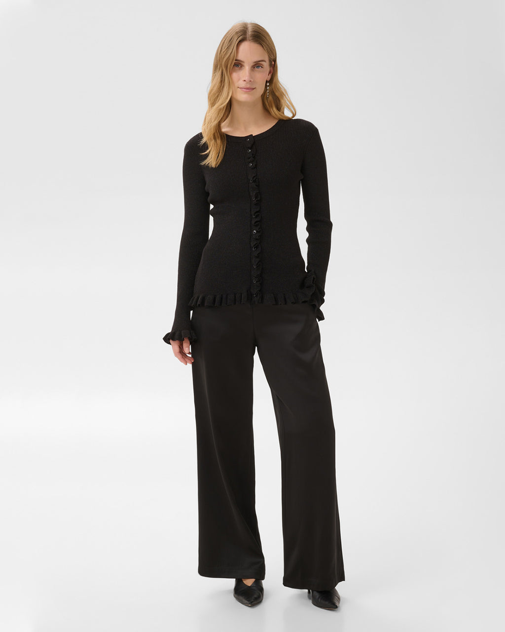 PART TWO Cardigan Dwala - Black with Lurex