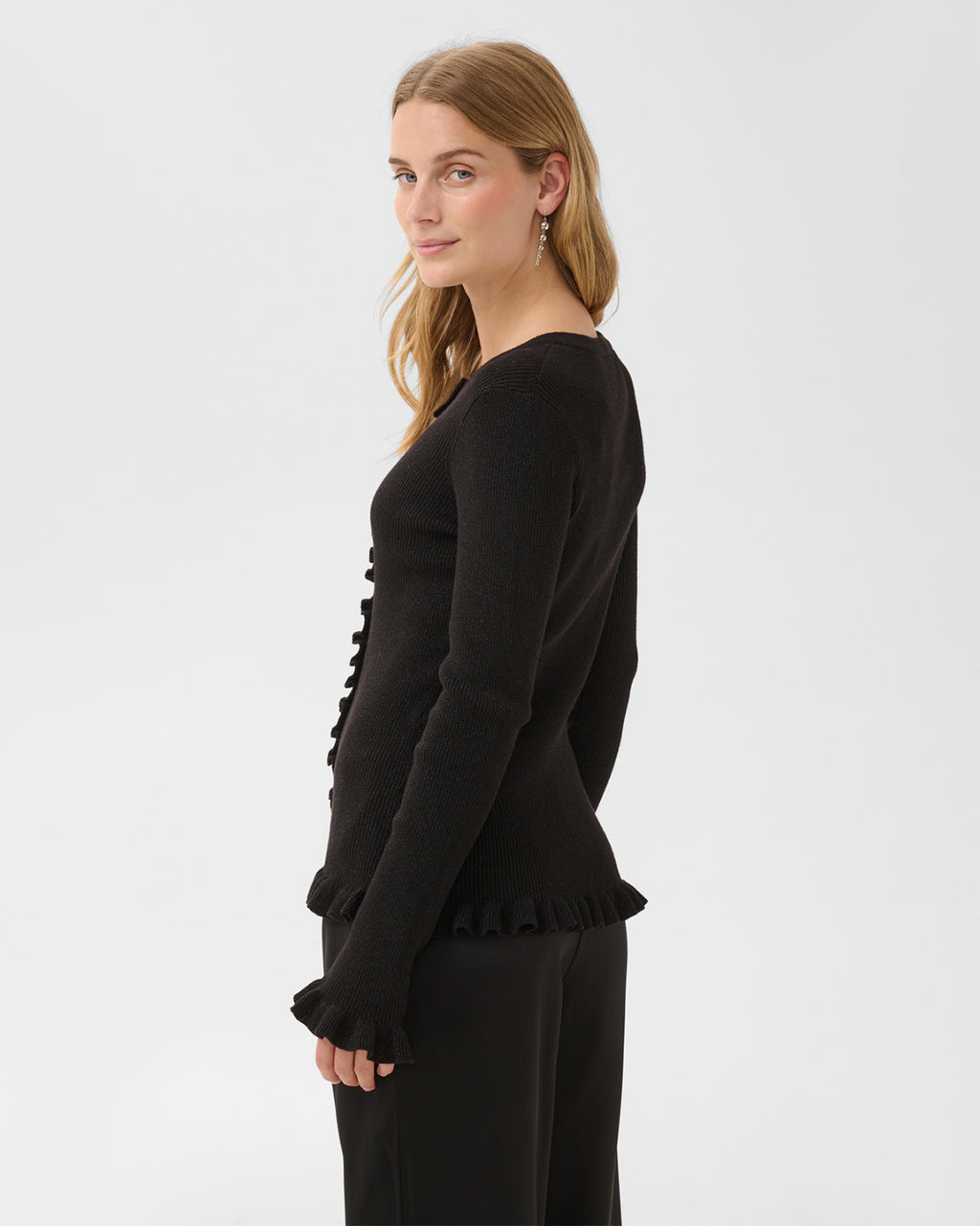 PART TWO Cardigan Dwala - Black with Lurex