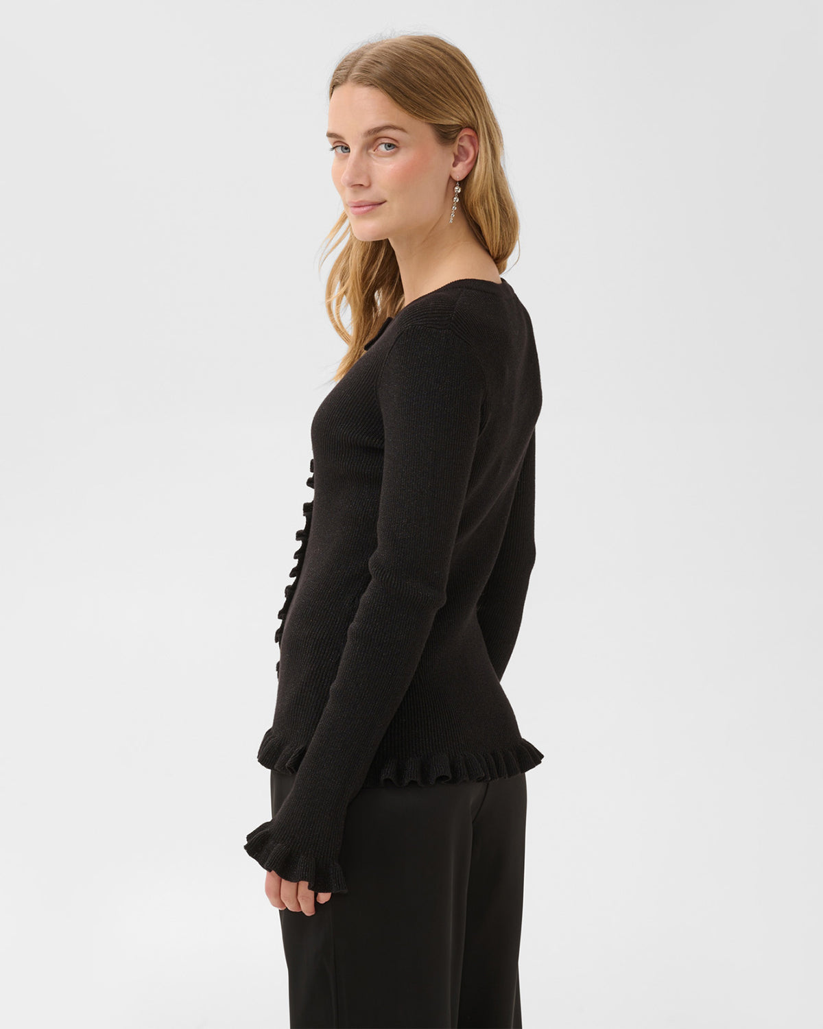 PART TWO Cardigan Dwala - Black with Lurex