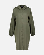 FLOYD Skjortekjole Lilo Uni - Army Green