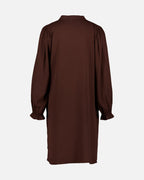 FLOYD Kjole Kara Uni - Dark Brown