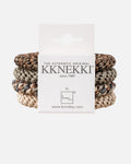 KKNEKKI by Bon Dep Hårstrikk Bundle 12 - 4pk - 31123 Bronze/ Mole/ Light Beige/ Mix Camo