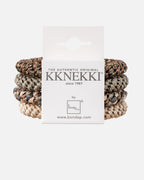 KKNEKKI by Bon Dep Hårstrikk Bundle 12 - 4pk - 31123 Bronze/ Mole/ Light Beige/ Mix Camo