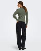 ONLY Genser Katia L/S Highneck Pull - Kambaba/ Melange