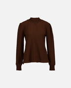 FLOYD Bluse Juliet Structur - Brown