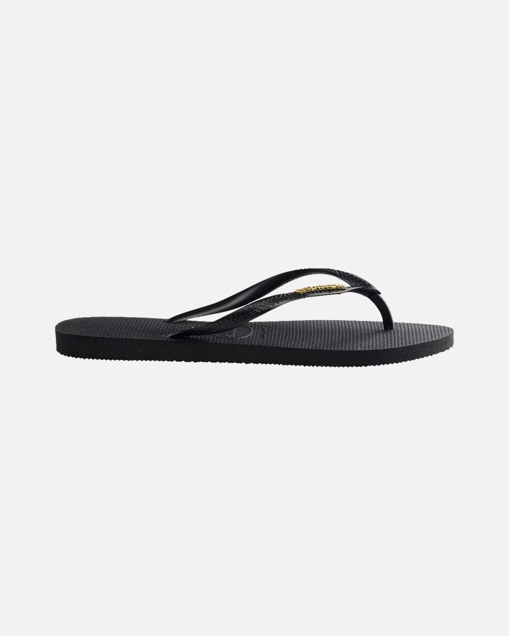 Havaianas Flip Flop Hav. Slim Logo - Metallic Black/ Golden
