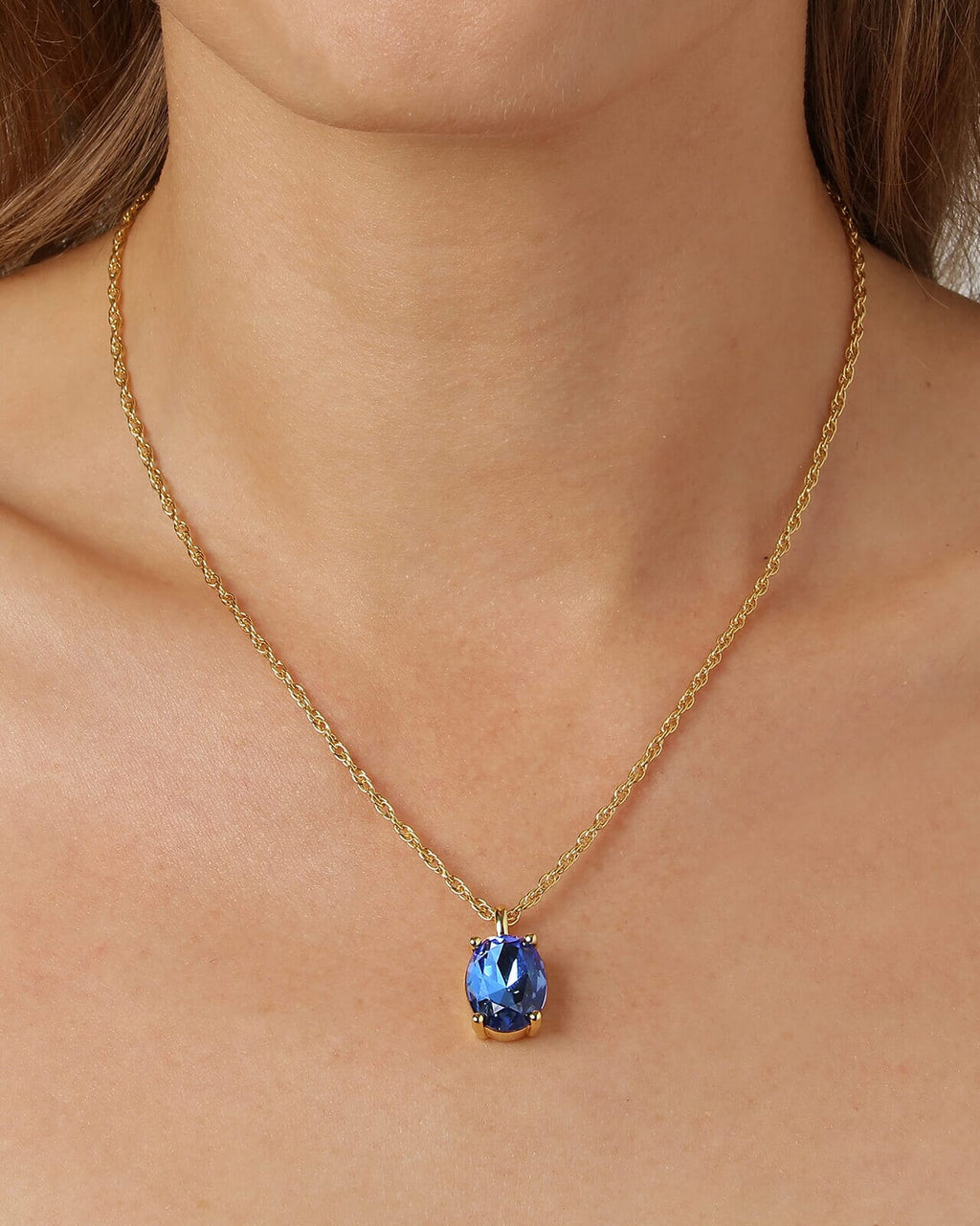 DYRBERG/KERN Kjede Barga - Gold/ Sapphire