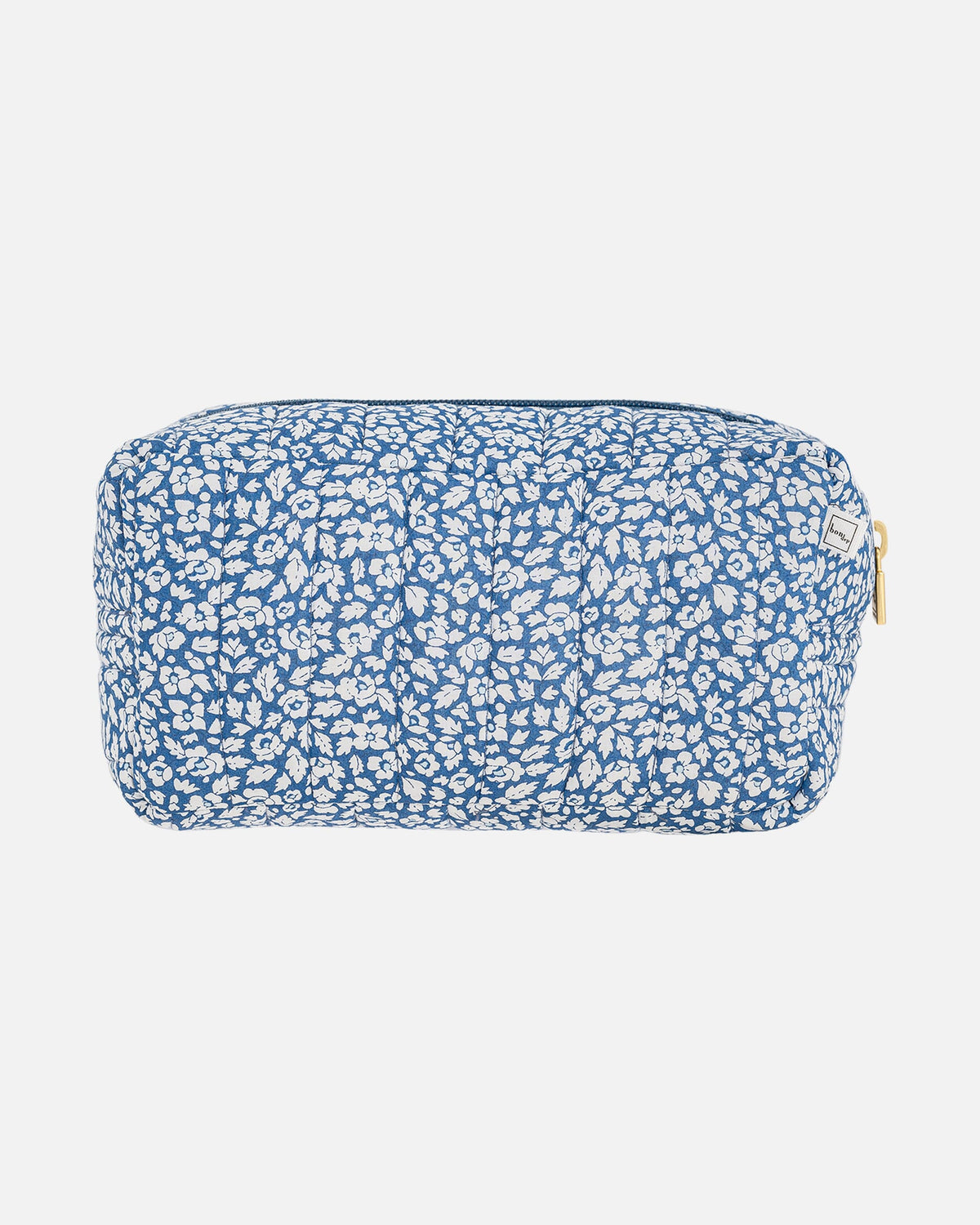 Bon Dep essentials Toalettmappe Pouch XS Square Liberty fabrics - Feather Blue