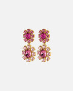 DYRBERG/KERN Øredobber Lina - Gold/ Rose/ Pink