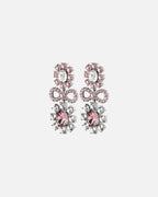 DYRBERG/KERN Øredobber Lillian - Silver/ Rose/ Crystal