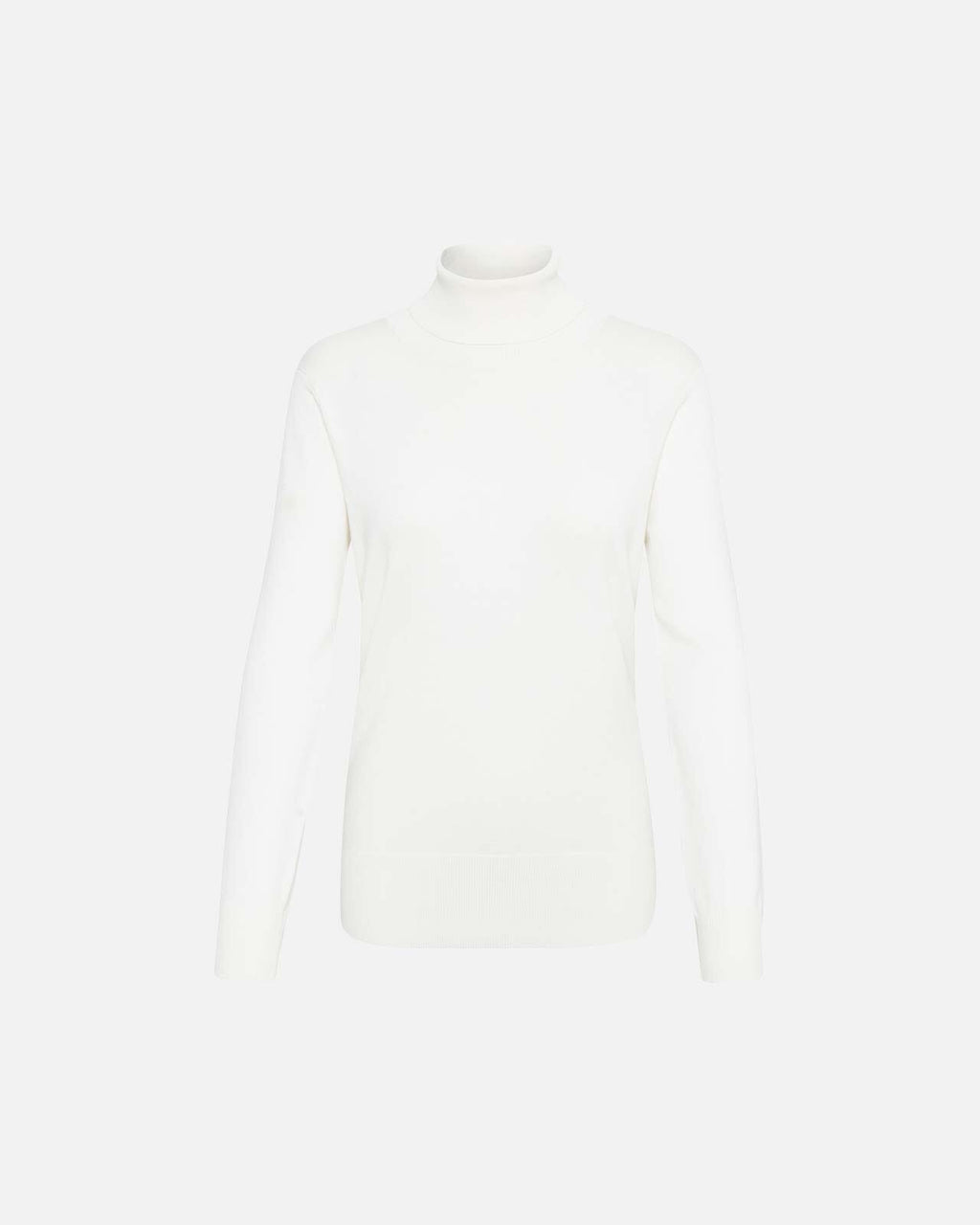 KAFFE Pologenser Roll Neck - Chalk